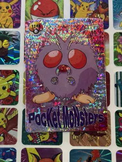 Pokemon Vintage Pocket Monsters Vending HOLO Prism Sticker 1999 Bandai Nintendo - Image 2