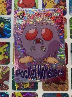 Pokemon Vintage Pocket Monsters Vending HOLO Prism Sticker 1999 Bandai Nintendo - Image 4