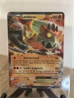 Pokemon TCG - Landorus EX (Holo) Boundaries Crossed 89/149 (LP) 2012 Ultra Rare - Image 1