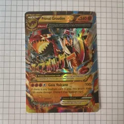 Pokemon Primal Groudon EX 86/160 XY-Primal Clash Ultra Rare Full Art Holo 240 HP - Image 1
