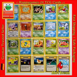 20x Pokemon Karten WOTC Sammlung gemischt div. Set TCG non Holo /W19 - Image 1