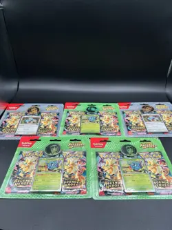 LOT OF 5 ✅ Pokemon TCG ME2.5 Ascended Heroes 2-Pack Blister Bundle Larry Erika - Image 1