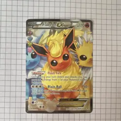 Pokemon Flareon EX RC28/RC32 Generations Ultra Rare Full Art Holo Basic 170 HP - Image 1