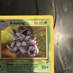 POKEMON TCG NIDOKING 11/130 HOLO RARE EXCELLENT BASE SET 2 - Image 4