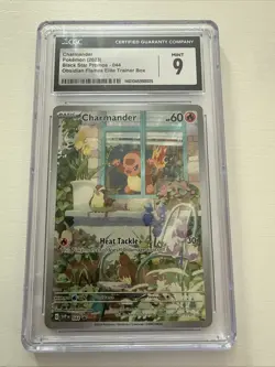 Charmander 2023 Pokemon Black Star Promo PSA 9 #044 - Image 1