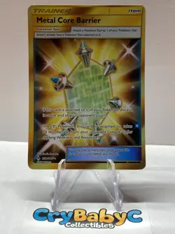 Pokemon Metal Core Barrier 232/214 Unbroken Bonds Sun & Moon SECRET RARE - Image 1