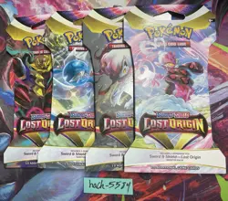 Pokemon TCG: Sword & Shield Lost Origin Sleeved Art Set (4 Packs!) - Image 1