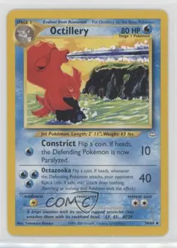 Octillery Pokemon Neo Revelation #34 2001 - Image 1