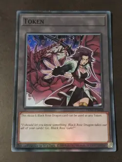 Yu-Gi-Oh ! - Token Akiza & Black Rose Dragon - TKN5-EN008 - Super Rare - Image 1