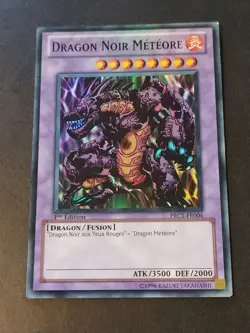 Yu-Gi-Oh ! - Dragon Noir Meteore - PRC1-FR004 - Super Rare - Image 1