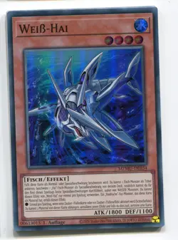Yu-Gi-Oh! Weiß Hai Super Rare MZMU-DE034 - Image 1