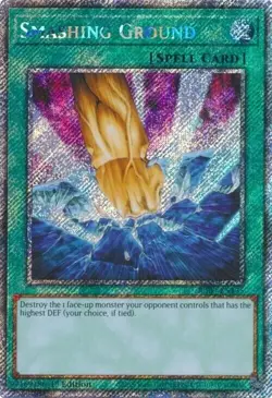 Smashing Ground - RA03-EN135 - Platinum Secret Rare 1st Edition Yugioh - Image 1