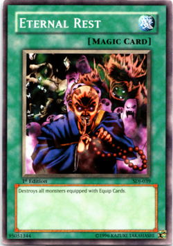 Eternal Rest - SDJ-039 - Common - 1st Edition Yugioh - Image 1