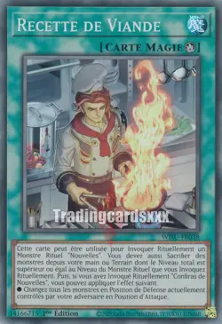 Yu-Gi-Oh! Recette de Viande : SR WISU-FR038 - Image 1