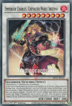 Yu-Gi-Oh! Empereur Charles, Chevalier Noble Inferno : R MP21-FR127 - Image 1