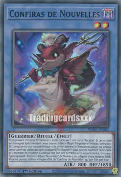 Yu-Gi-Oh! Confiras de Nouvelles : SR WISU-FR030 - Image 1