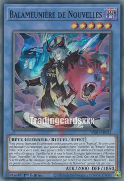 Yu-Gi-Oh! Balameuniere de Nouvelles : SR WISU-FR033 - Image 1