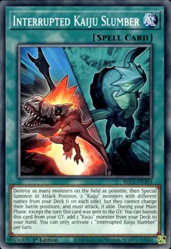 Interrupted Kaiju Slumber - 1st Edition BLC1-EN103 - NM - YuGiOh - Image 1