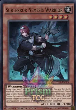 Subterror Nemesis Warrior super rare TDIL-ENSE3 Yugioh - Image 1