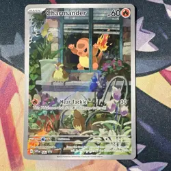 Pokemon Charmander Promo Full Art Holo SVP 043 60 HP Card Pokemon TCG Card Stock - Image 1