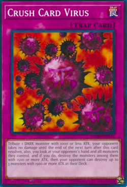 1X NM Crush Card Virus - LEDD-ENA31 - Common 1st Edition yugioh - Image 1