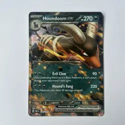 Houndoom EX 134/197 Holo Double Rare Obsidian Flames Pokemon TCG Card - Image 1