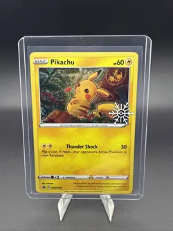 Pikachu - (Holiday Calendar) SWSH153 SWSH: Sword & Shield Promo Cards Holo - Image 1