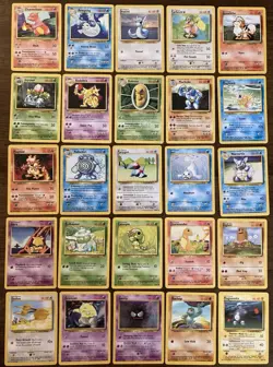 66 OLD VINTAGE POKEMON CARDS - Base, Jungle, Fossil, Base 2 - LP or Unplayed NM - Image 2