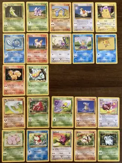 66 OLD VINTAGE POKEMON CARDS - Base, Jungle, Fossil, Base 2 - LP or Unplayed NM - Image 3