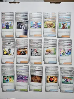 100x Pokemon TCG Scarlet and Violet Trainer Bundle - Play Deck 25 Cards x4 - Image 1