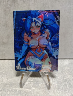 Felicia Trading Card Waifu Goddess Story Anime Girl holo Karte Manga Full Art - Image 1