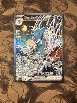 Kingdra ex SVP 131 Pokemon Scarlet & Violet Promo Card Illustration Rare - Image 2