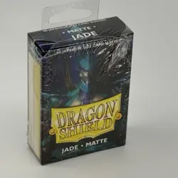 Dragon Shield Card Sleeves Jade Matte - 60 Japanese Size Card Sleeves Sealed New - Image 1