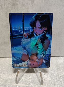 Videl Trading Card Waifu Goddess Story Anime Girl holo Karte Manga Full Art - Image 1
