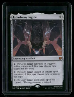 Zendikar Rising #245 Lithoform Engine MTG Mythic Rare - Image 1