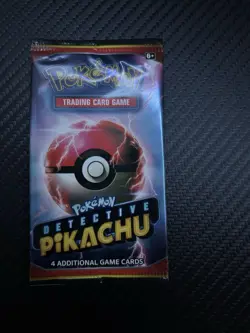 POKEMON TCG DETECTIVE PIKACHU SEALED BOOSTER PACK BRAND NEW - Image 1