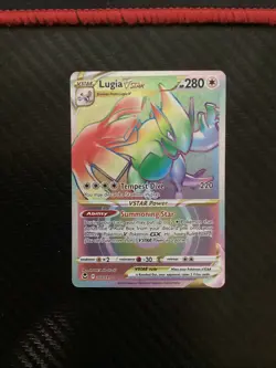 Pokemon TCG Silver Tempest Lugia VSTAR 202/195 Secret Rare NM - Image 1
