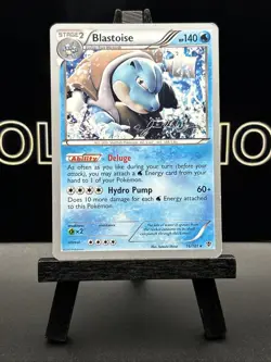 Blastoise World Championship 2015 Pokemon TCG 16/101 Rare Signed Regular - Image 2