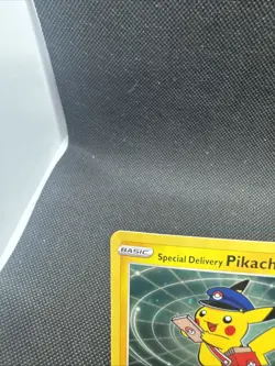 2020 Pokemon SWSH074 Special Delivery Pikachu Holo Black Star Promo - Image 2