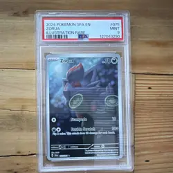 Pokemon Zorua Illustration Rare Holo Sv: Shrouded Fable 075/064 PSA 9 TCG - Image 1