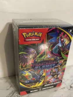 Pokemon TCG Mega Evolution Phantasmal Flames Booster Bundles New Sealed 6 Packs - Image 1