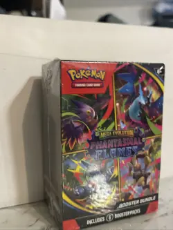 Pokemon TCG Mega Evolution Phantasmal Flames Booster Bundles New Sealed 6 Packs - Image 3