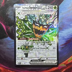 Pokemon TCG Teal Mask Ogerpon EX Black Star Promo SVP166 - Image 1