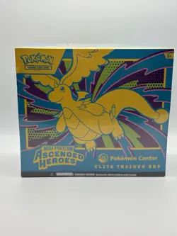 Pokemon Center Exclusive Mega Evolution Ascended Heroes Elite Trainer Box Sealed - Image 1