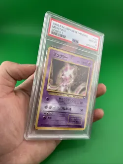 1998 POKEMON JPN VENDING SER 1 #150 MEWTWO PSA 10 - Image 5