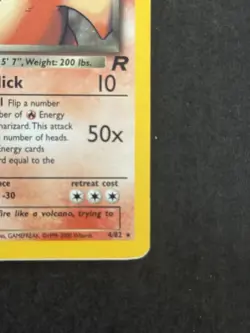 Dark Charizard Holo 4/82 - Team Rocket - Vintage - Pokemon TCG MP - Image 4