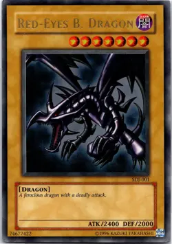 Red-Eyes B. Dragon Ultra Rare Starter Deck: Joey SDJ-001 MP - Image 1