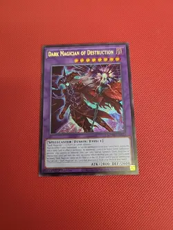 Yugioh! 1x Dark Magician of Destruction MZMU-EN011 Secret Rare 1st Ed NM - Image 1