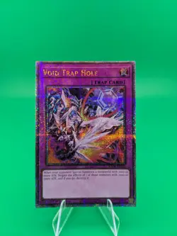 Yu-Gi-Oh! Void Trap Hole RA04-EN190 Quarter Century Secret Rare - Image 1