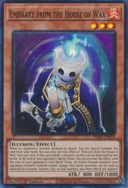 x3 Emissary from the House of Wax - PHNI-EN030 - Super Rare - 1st Edition Yu-Gi- - Image 1